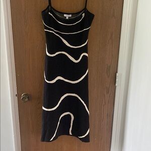 Black and White Women's Dress